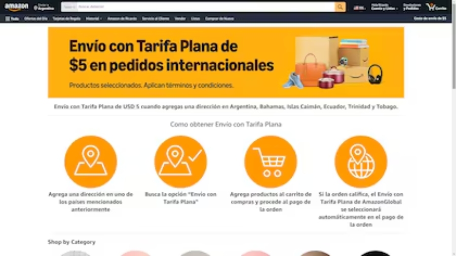 amazon argentina envios