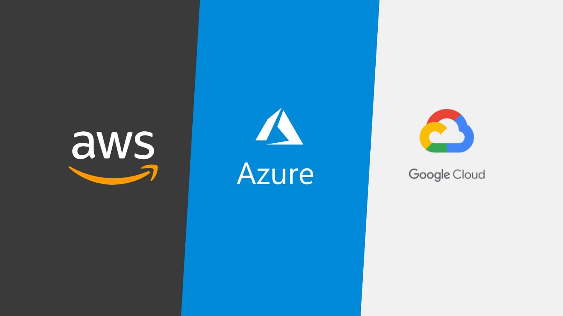 Microsoft Google cloud AWS Azure