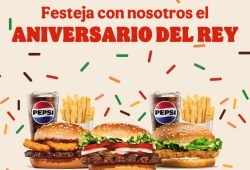 ¡Aniversario del Rey en Burger King! Descubre el combo especial, qué incluye y su costo Foto: Especial