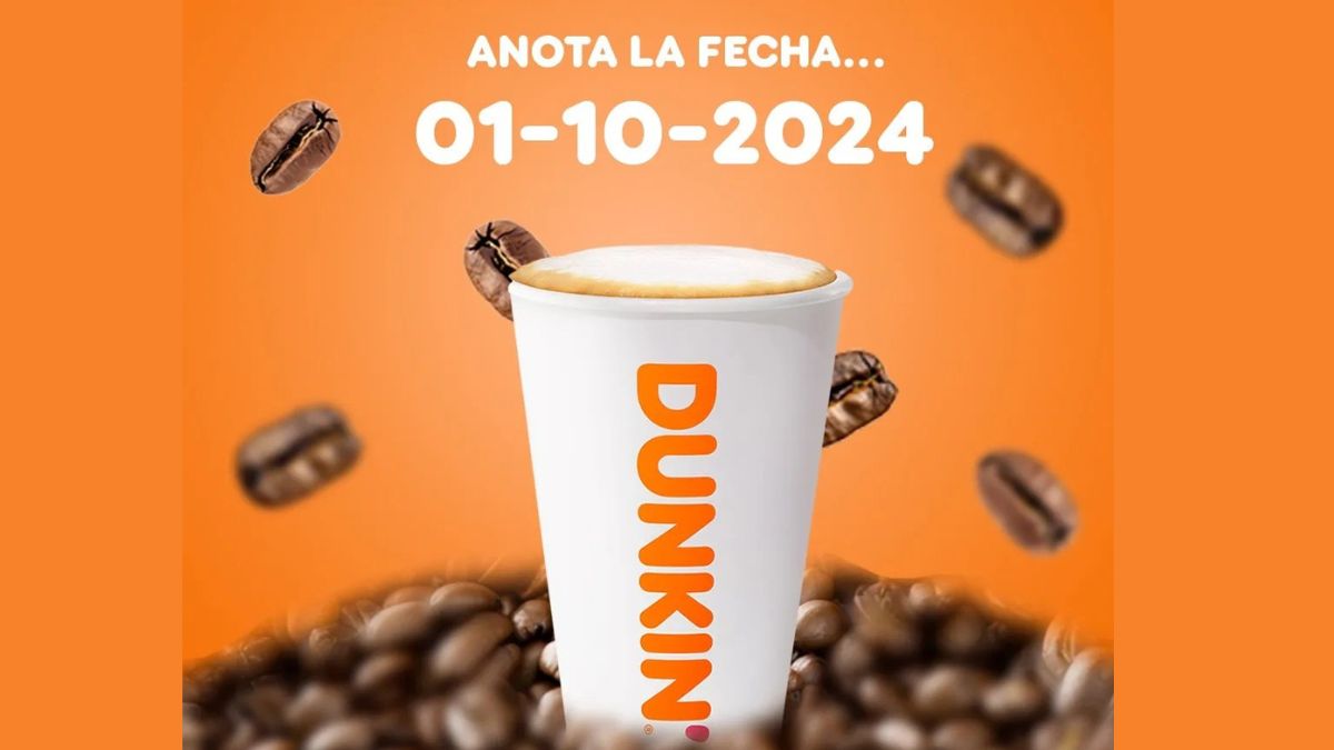 Dunkin’ Donuts dará café gratis este 1 de octubre. ¿Cómo lo puedes obtener? Foto: Especial