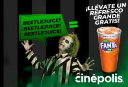 Cinépolis te dará gratis un refresco grande si repites tres veces Beetlejuice. ¡Te contamos cómo participar! Foto: Cinépolis