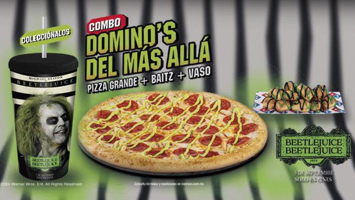 Domino’s Pizza tiene el combo Del Más Allá Sartén de Beetlejuice. ¿Cómo es y cuánto cuesta? Foto: Beetlejuice