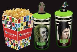 Esto costará el combo con los vasos coleccionables Beetlejuice 2 de Cinemex Foto: Especial