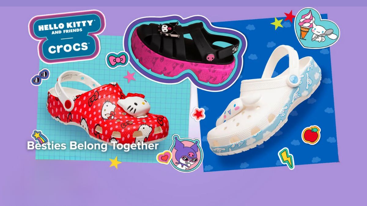 Hello Kitty and Friends x Crocs. ¿Cuánto cuestan y dónde conseguirlos? Foto: Crocs