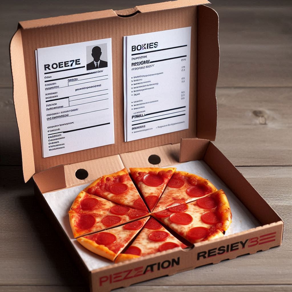 Pizza Hut transforma sus cajas de pizza en currículums para ayudar a desempleados