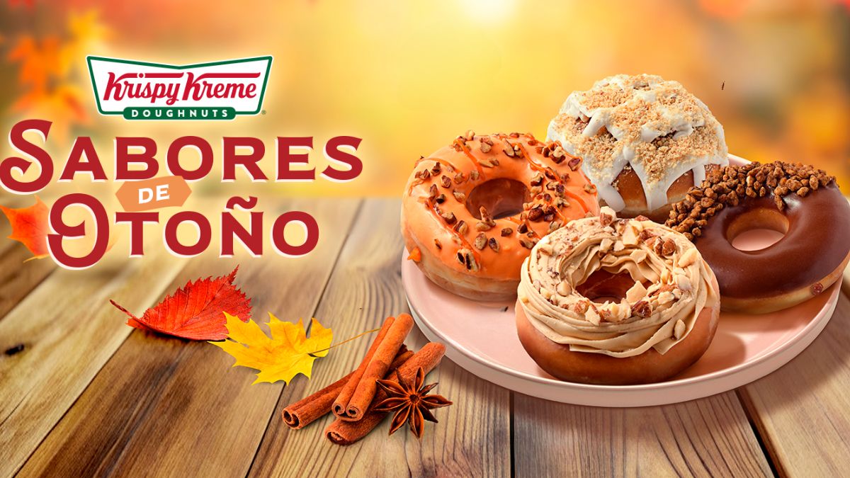 ¿Hasta cuándo venderán las donas Sabores de Otoño de Krispy Kreme? Foto: Especial