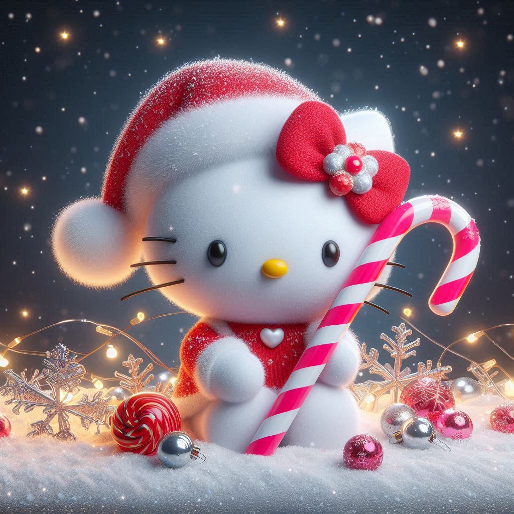 Exhiben la llegada de los listones navideños de Hello Kitty a Walmart