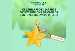 Este es el increíble llavero estrella que lanzará Starbucks este 25 de septiembre Foto: Especial