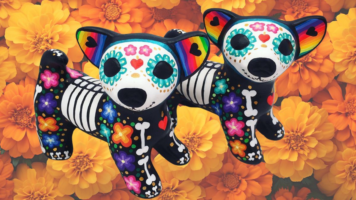 perros catrina amazon dia de muertos