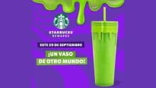 ¡Lanzamiento en domingo! Starbucks tendrá el vaso verde Otro Mundo este 29 de septiembre Foto: Especial