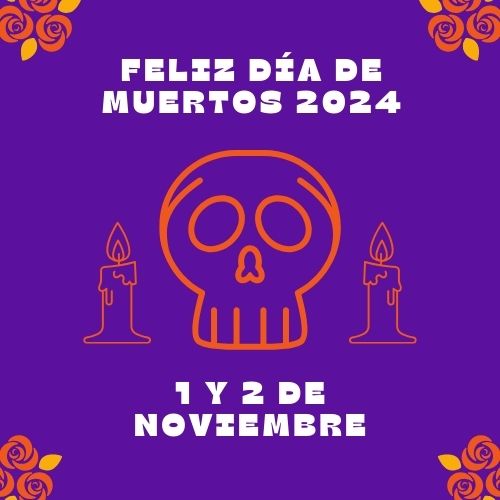 DÍA DE LOS MUERTOS FRASES CON IMÁGENES 2024