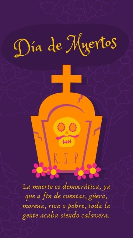 día de muertos frases con imágenes