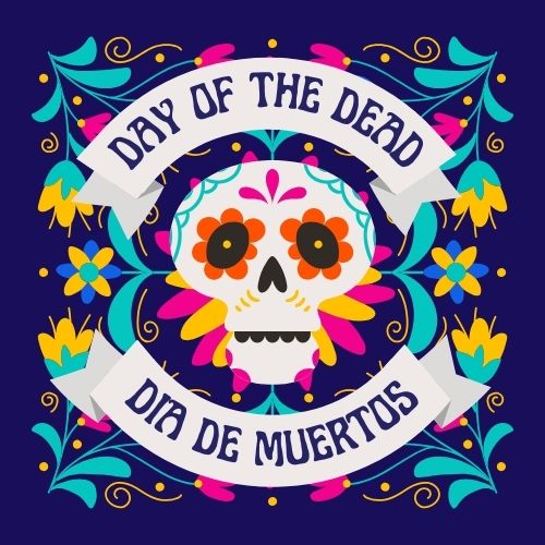 DÍA DE LOS MUERTOS FRASES CON IMÁGENES 2024