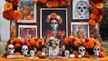 altar de día de muertos difunto recién fallecido