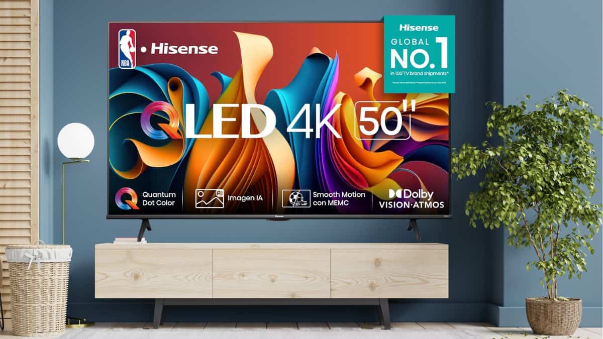 Pantalla Hisense de 50 pulgadas en menos de 6 mil pesos en Amazon. ¡Aprovecha la oferta! Foto: Especial 