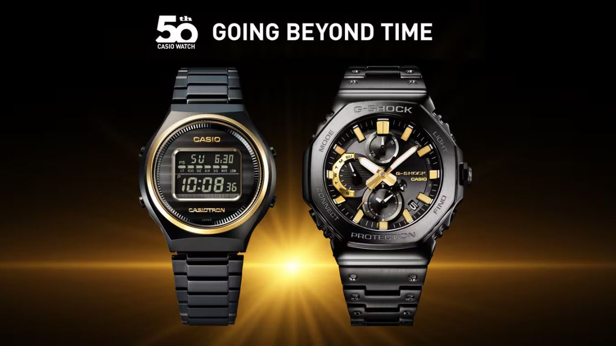 Casio lanza relojes conmemorativos por su 50 aniversario ¡Revive el pasado! Foto: Casio