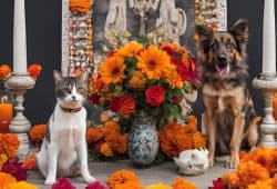 DIA DE LOS MUERTOS DAY OF DEAD PETS DOGS CATS 2024