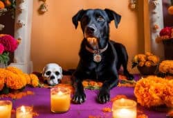 Dia de los Muertos for pets: When do dogs arrive at the altar? PHOTO: MERCA2.0