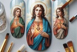 Mujer paga más de 10 mil pesos por hacerse uñas de San Judas Tadeo