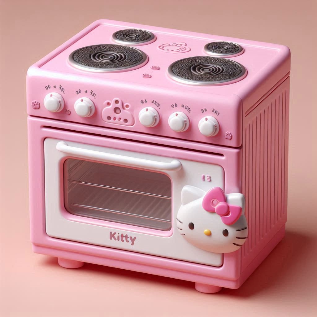 Exhiben adorable micro hornito de Hello Kitty y sus amigos