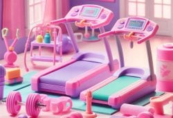 Mujer exhibe su experiencia entrenando en el gym de Barbie