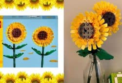 Flores LEGO, su set de girasoles por menos de 220 pesos: ¡El adorno perfecto para tu hogar con descuento!