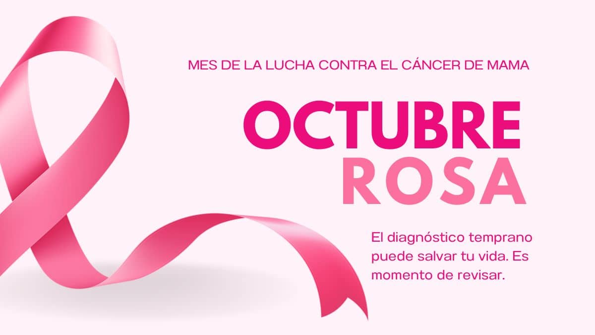 MES ROSA OCTUBRE CANCER DE MAMA FRASES IMAGENES 2024