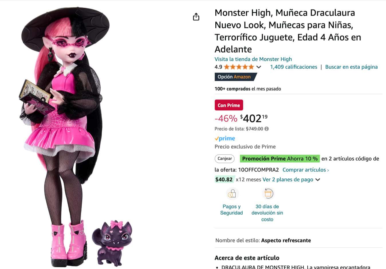 MUÑECAS Monster High