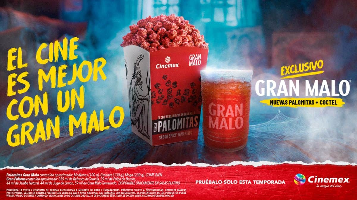 PALOMITAS GRAN MALO CINEMEX 2024