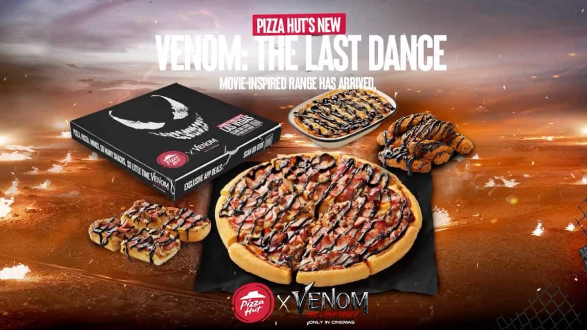 La espectacular pizza Venom de Pizza Hut: ¿México será su próximo destino? Foto FB: Pizza Hut EUA