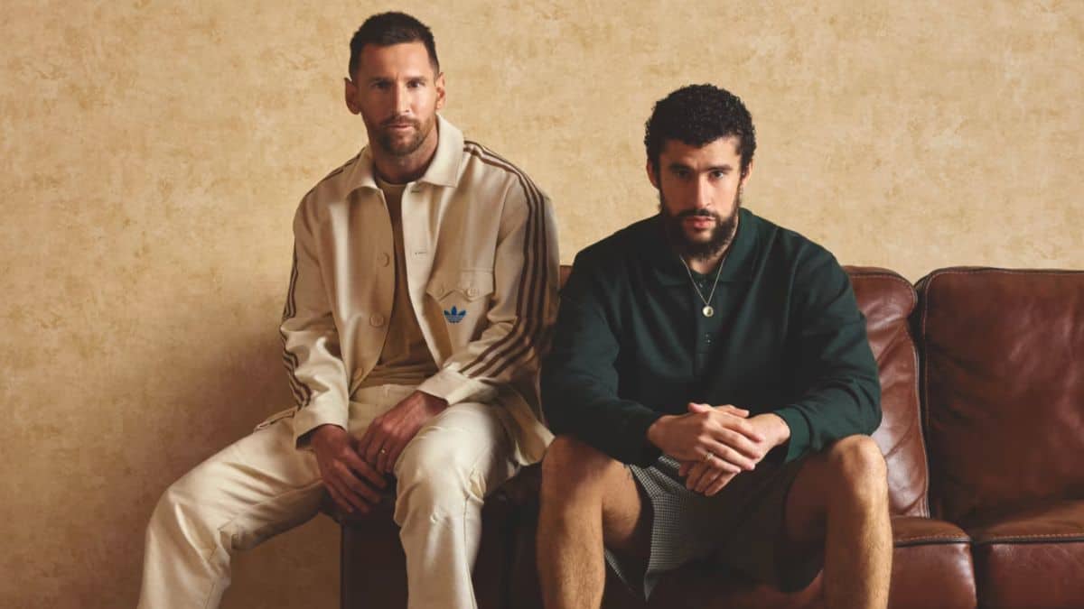 Los increíbles tenis Messi x Bad Bunny Adidas. ¿Cuándo salen y cuánto cuestan? Foto: Especial