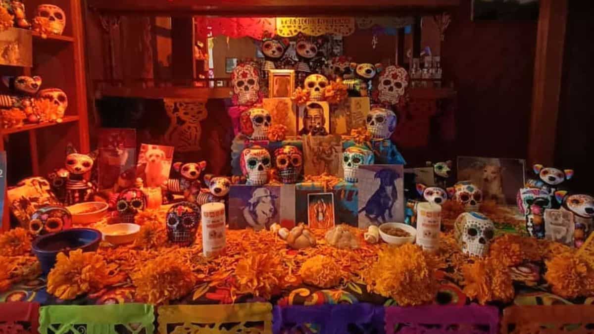 ALTAR DE DÍA DE MUERTOS. FOTO: LAURA ISLAS | MERCA2.0