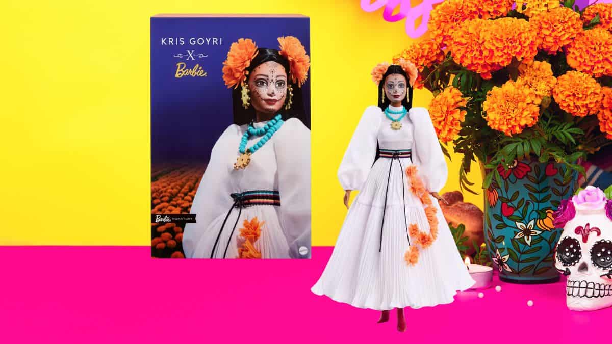 Barbie de Día de Muertos x Kris Goyri: Una edición que te encantará descubrir Foto: Especial