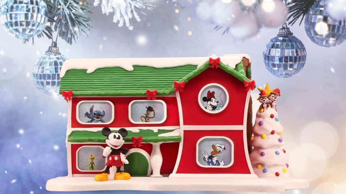 Esta es la hermosa CASA NAVIDEÑA de Mickey y sus amigos que Amazon la tiene a un precio especial Foto: Especial