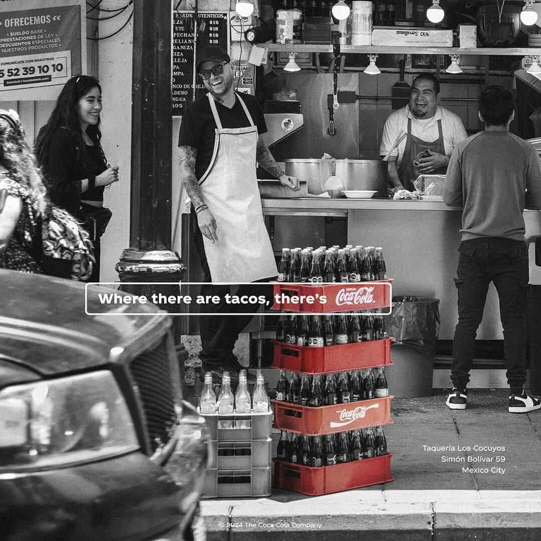 coca-cola tacos norway ooh campaign