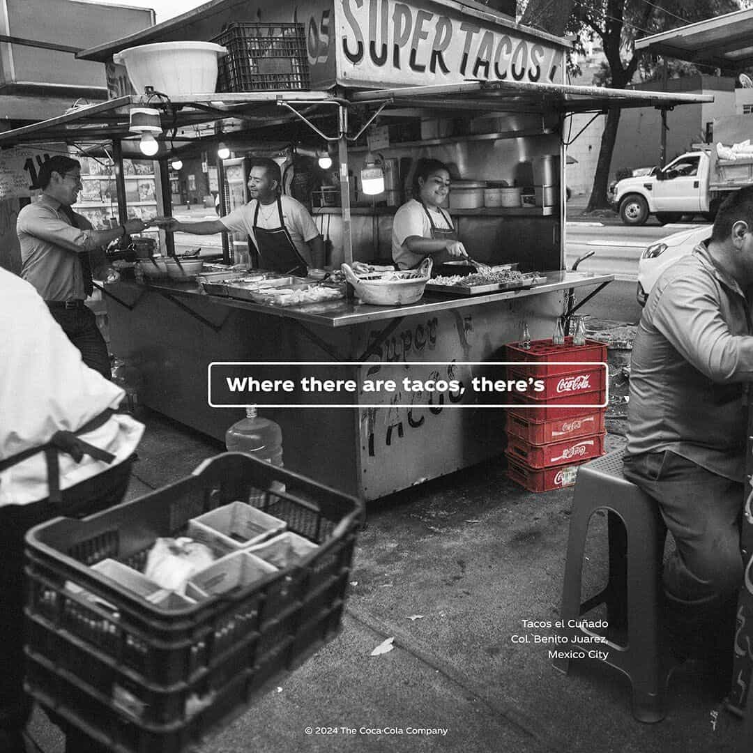 coca-cola tacos norway ooh campaign