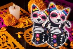 dia de los muertos cats