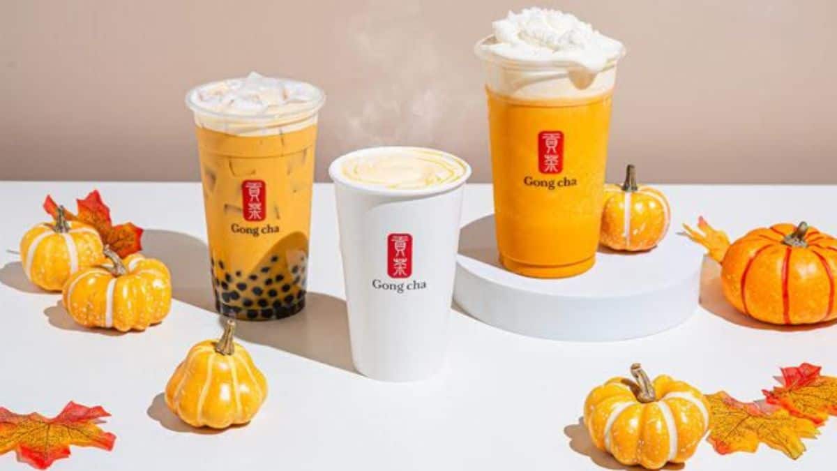 Siente el otoño con las increíbles bebidas Pumpkin Pie de Gong Cha Foto: Especial