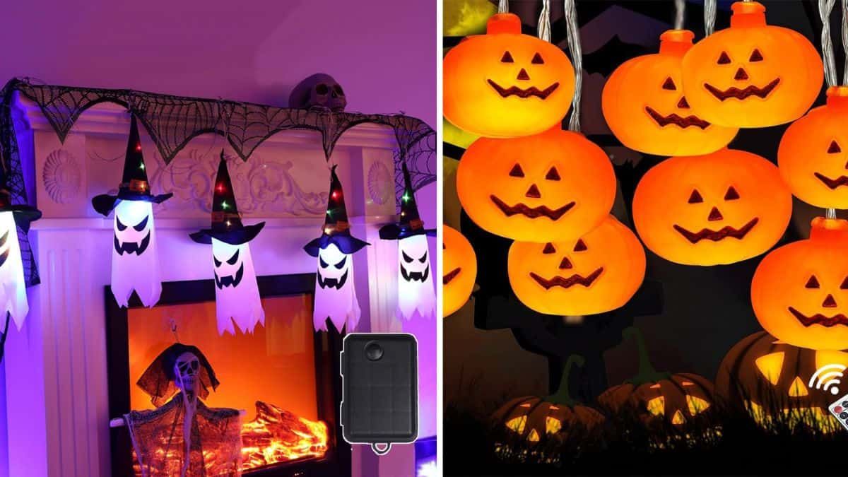 luces decoracion de halloween amazon