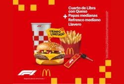 Gran Premio de México 2024. Este es el menú Fórmula 1 que tiene McDonald’s Foto: Especial