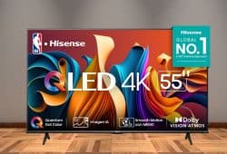 ¡Increíble oferta! Amazon tiene la pantalla Hisense de 55 pulgadas por menos de 7 mil pesos Foto: Especial