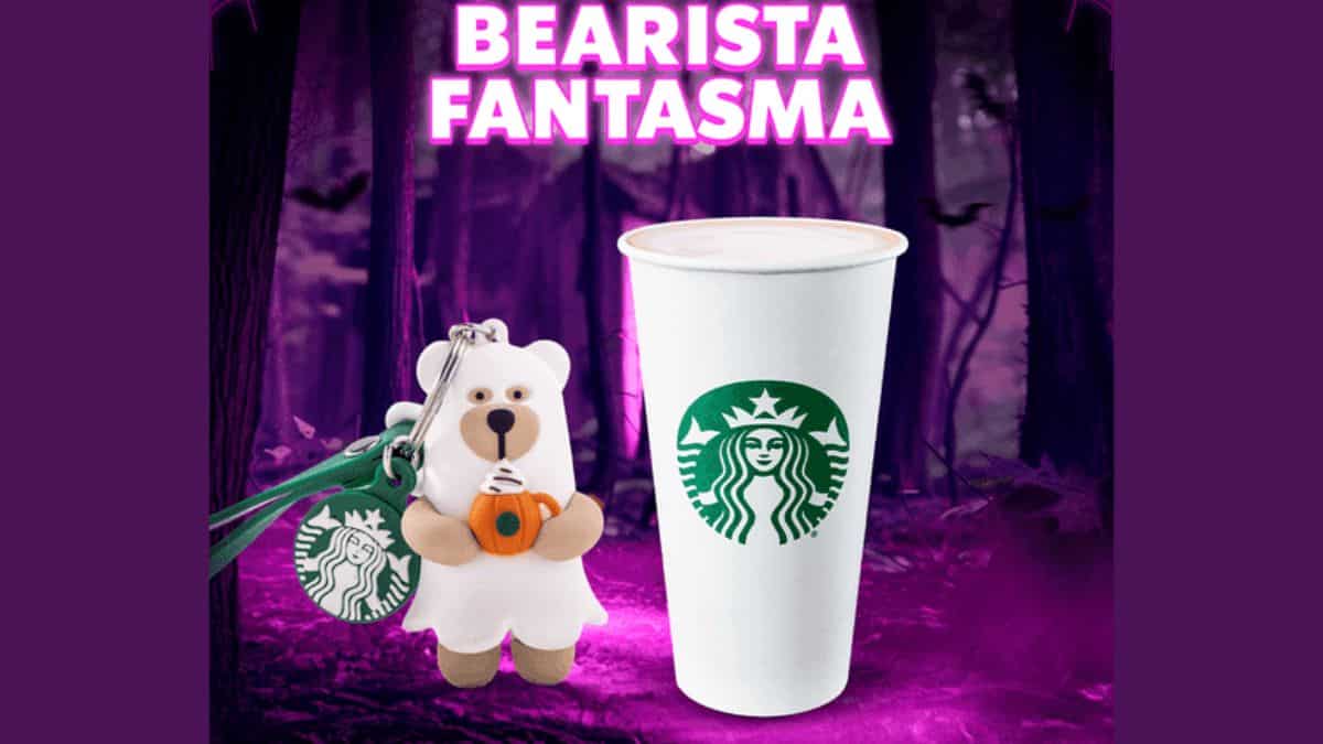 ¡Buuu! El bearista fantasma llega a Starbucks este 21 de octubre Foto: Especial