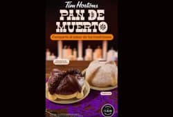 Tim Hortons tiene el PAN DE MUERTO con chocolate Turín para Día de Muertos 2024 Foto: Especial