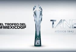 Este es el TROFEO del Gran Premio de México 2024 de la Fórmula 1. ¿Se lo llevará Checo Pérez? Foto: Especial