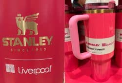 Este es el vaso Stanley Liverpool que está llamando la atención en la Venta Nocturna octubre 2024 Foto: Merca2.0