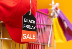 BLACK FRIDAY VIERNES NEGRO DESCUENTOS FOTO CANVA 2024