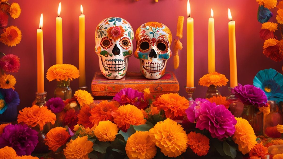 DAY OF DEAD ALTAR OFRENDA DIA DE LOS MUERTOS 2024