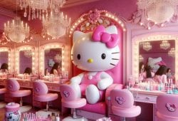 Hello Kitty estrena su propio salón de belleza en México