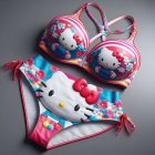 Exhiben los trajes de baño de Hello Kitty de Sam's Club