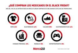 Gráfica del día: ¿Qué compran los mexicanos en el black friday?